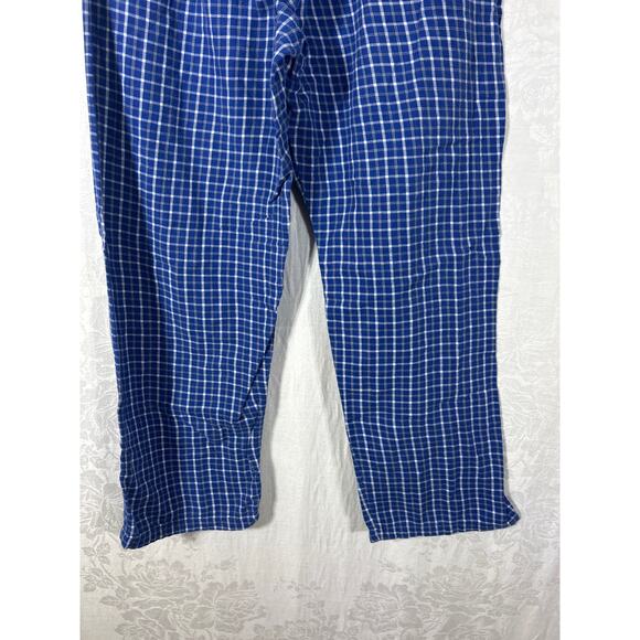 Indianapolis Colts Flannel Pants Medium Blue Plaid Lounge Sleep Pajama NFL - Picture 10 of 14